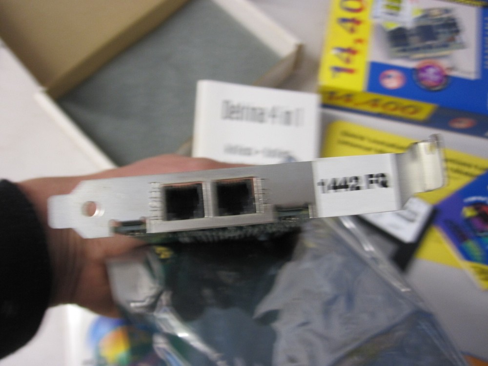 Delrina 14400 Bps Win & Dos Fax Pc Internal Half Cards Modem For PC/AC