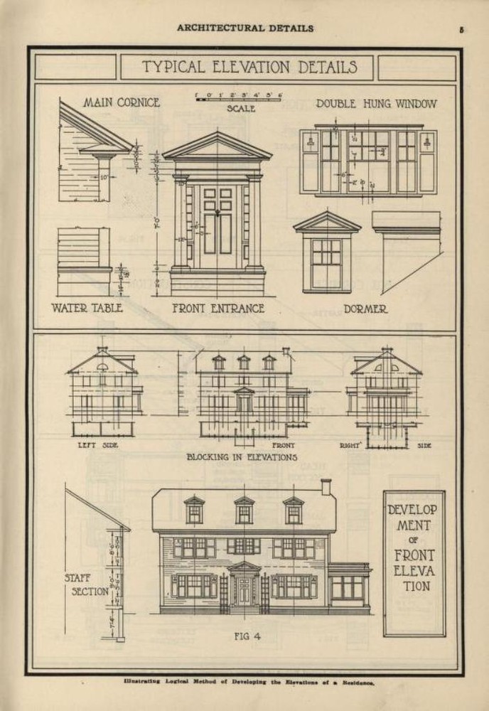 ARCHITECTURAL DRAWING & DESIGN - 141 BOOKS ON USB - DRAW PLANS DRAFTING BUILDING