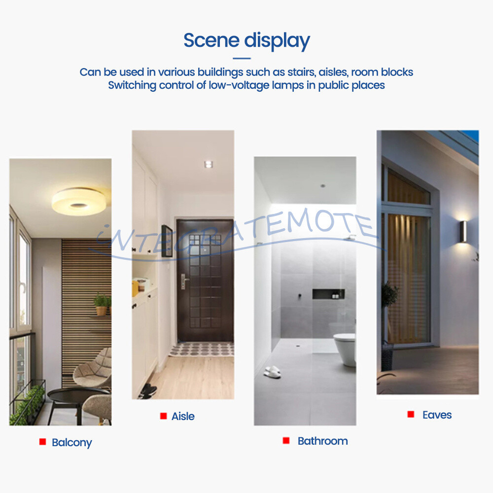 AC85-265V Infrared PIR Motion Induction 360° Sensor Detection For Ceiling Light-