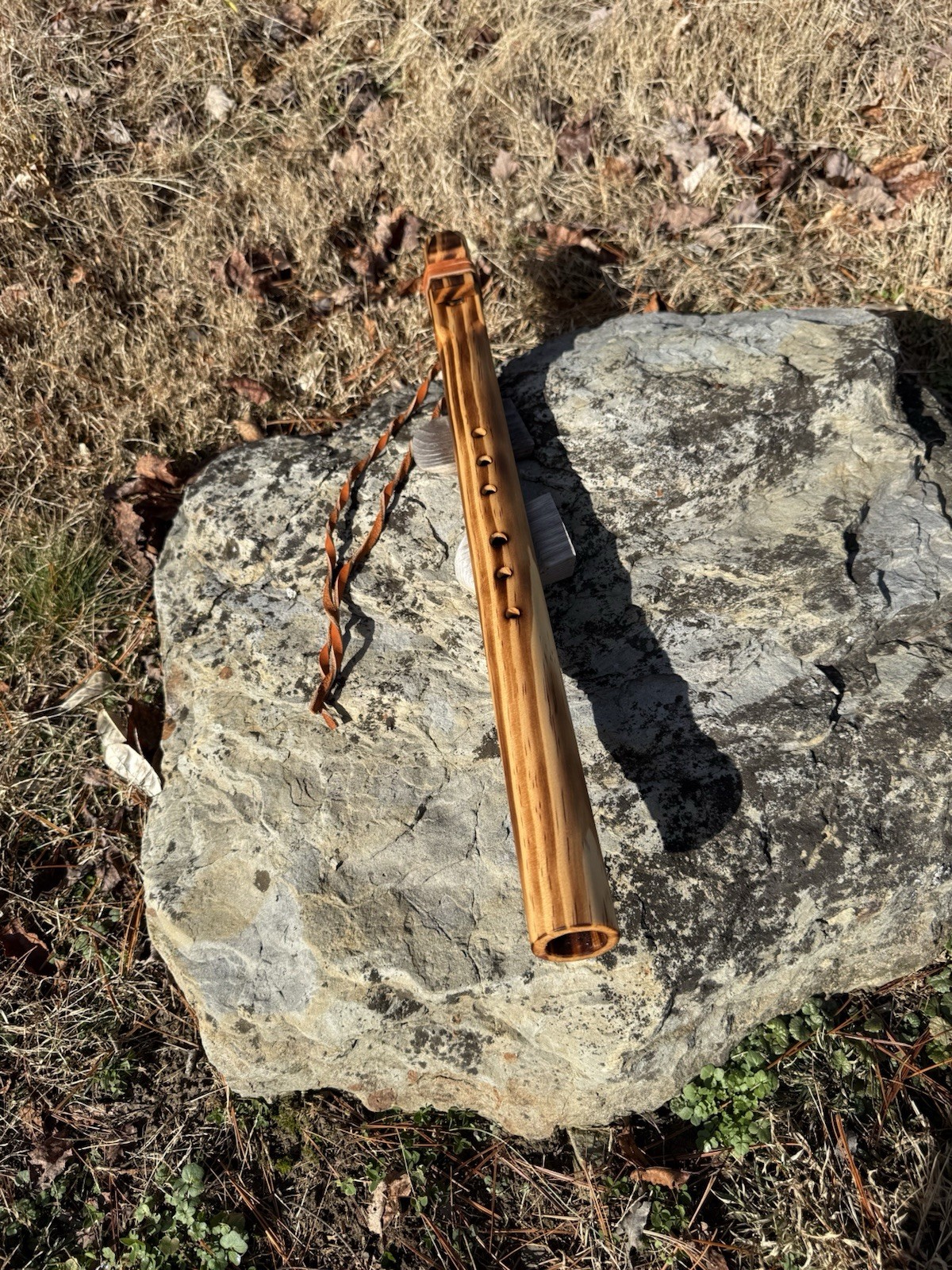 Native American Style Flute | Pine | Low Dm | 440 Htz.