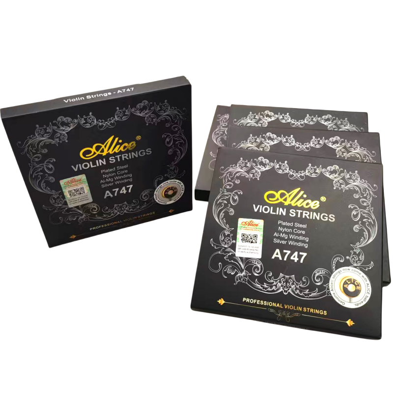 Alice A747 Professional Violin String Nylon Core/Silver wire,4/4-3/4,Double E