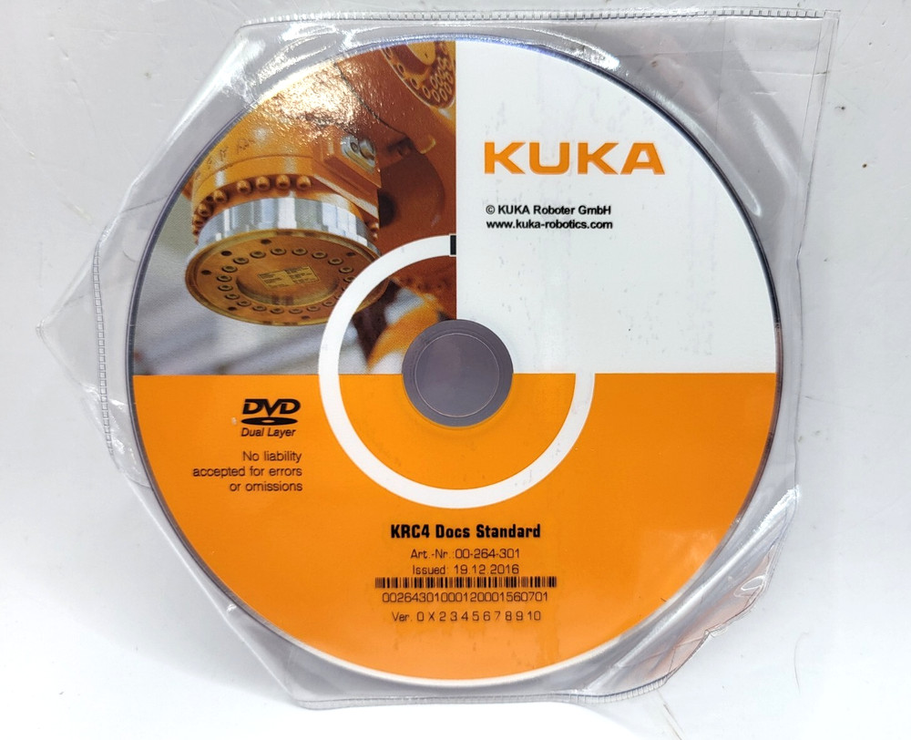 KUKA KRC4 DOCS STANDARDS, DVD, 0370G