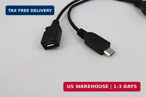 2 Pack OTG Cable Replacement for Fire Stick 4K, Amazon Fire TV, Compatible with