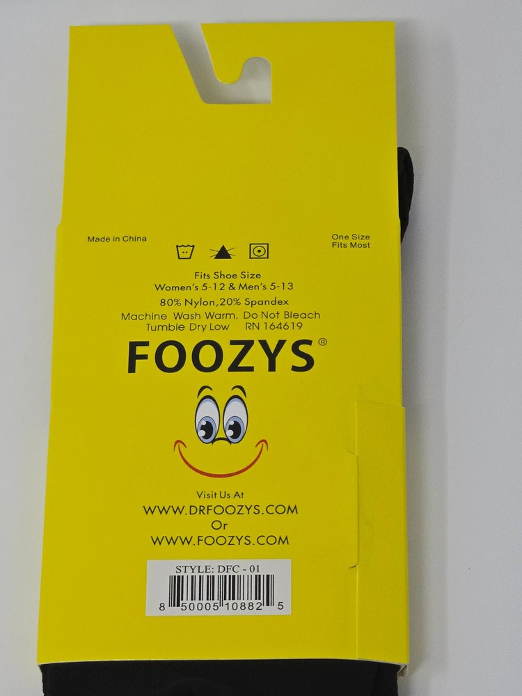 DR FOOZY COMPRESSION SOCKS NEW ONE SIZE ONE PAIR NEW BLACK