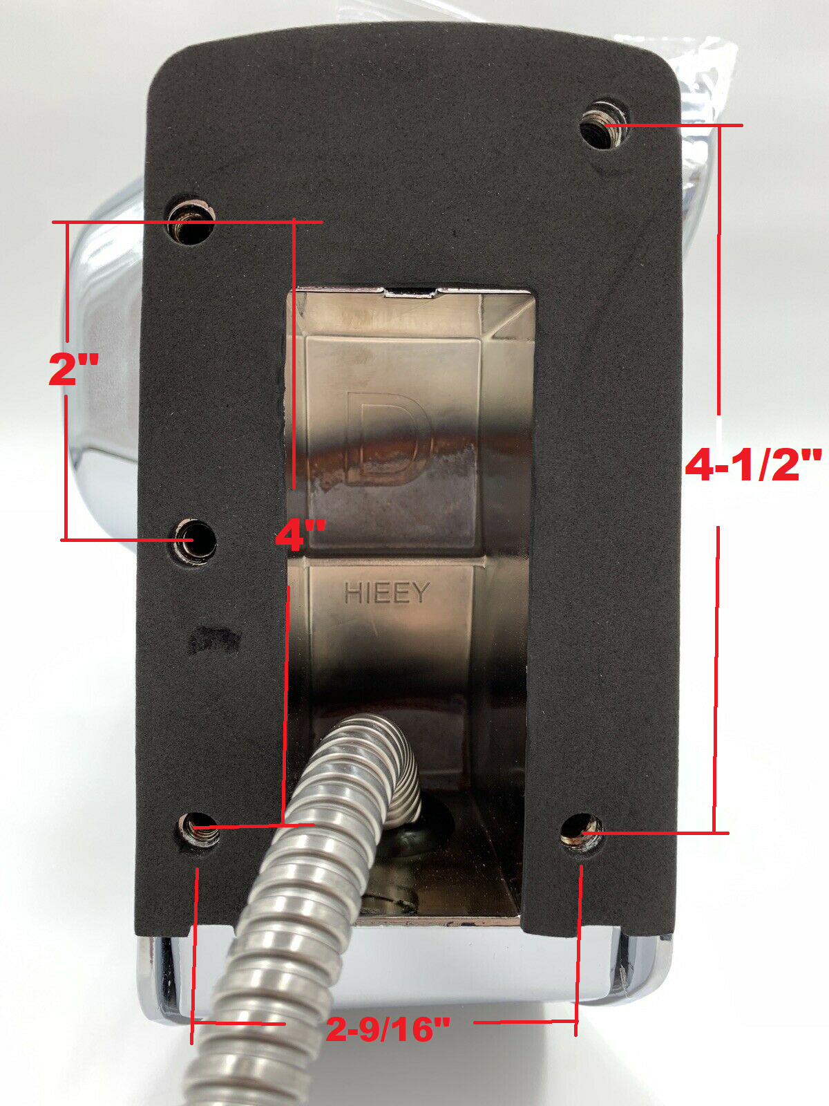 Pair All LED Blackout Headlights - Full Assembly w/ Mounting Arms For Peterbilt