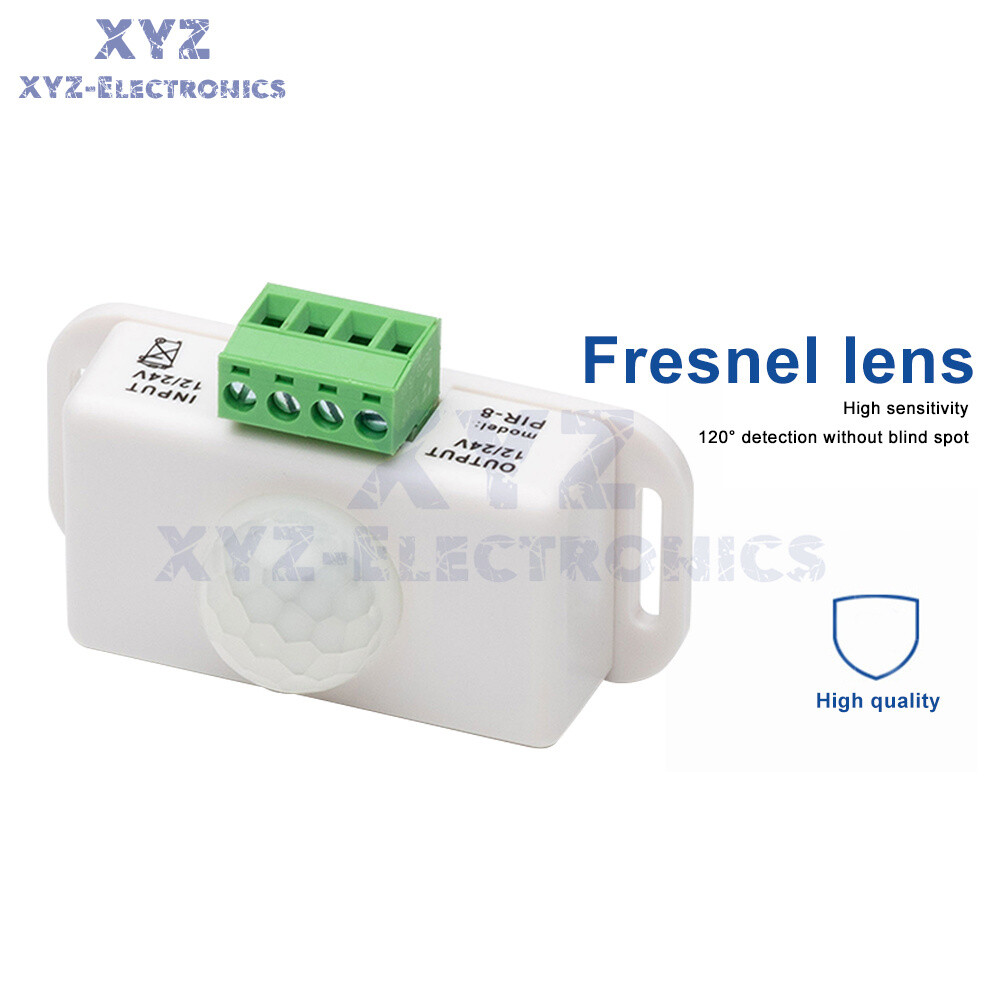 DC 12V-24V 6A/8A Automatic infrared PIR Motion Sensor Switch For LED Strip Light