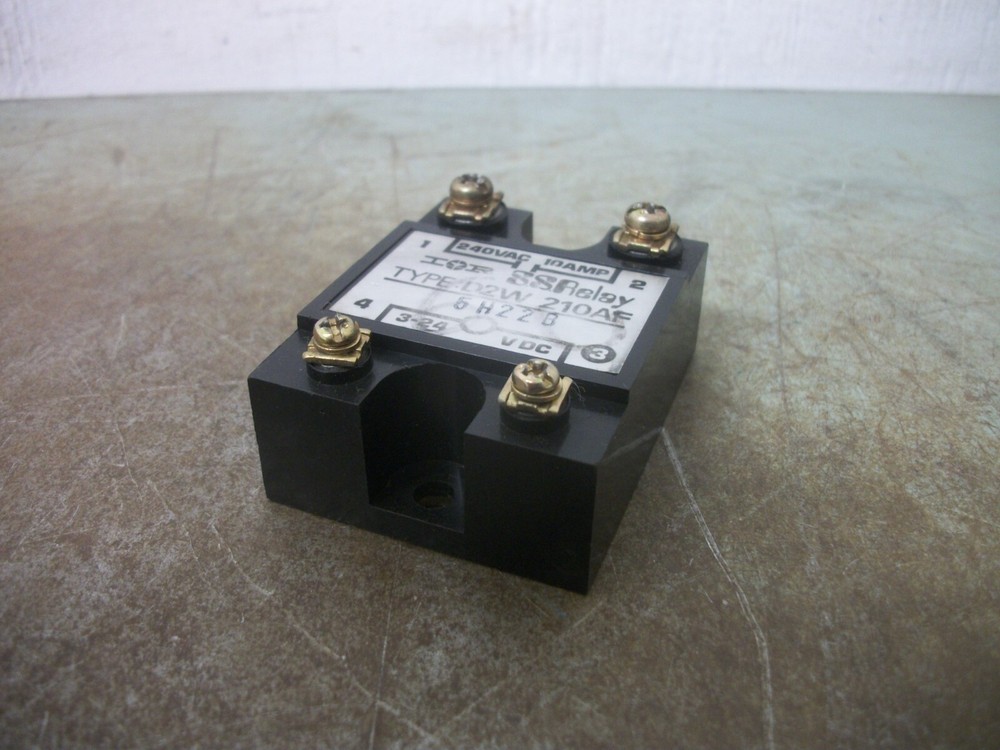 IOR SOLID-STATE RELAY D2W210AF 240VAC 10AMP 3-24VDC