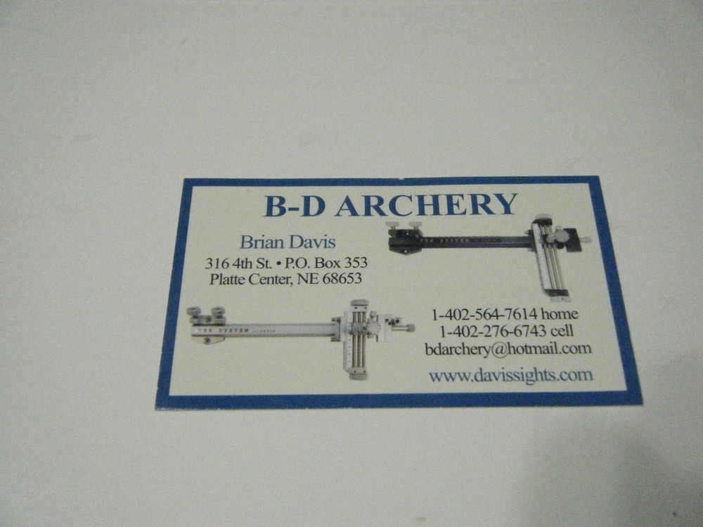 DAVIS Adapter-Trophy Ridge( HEAD IS FOR PICTURE ONLY!)