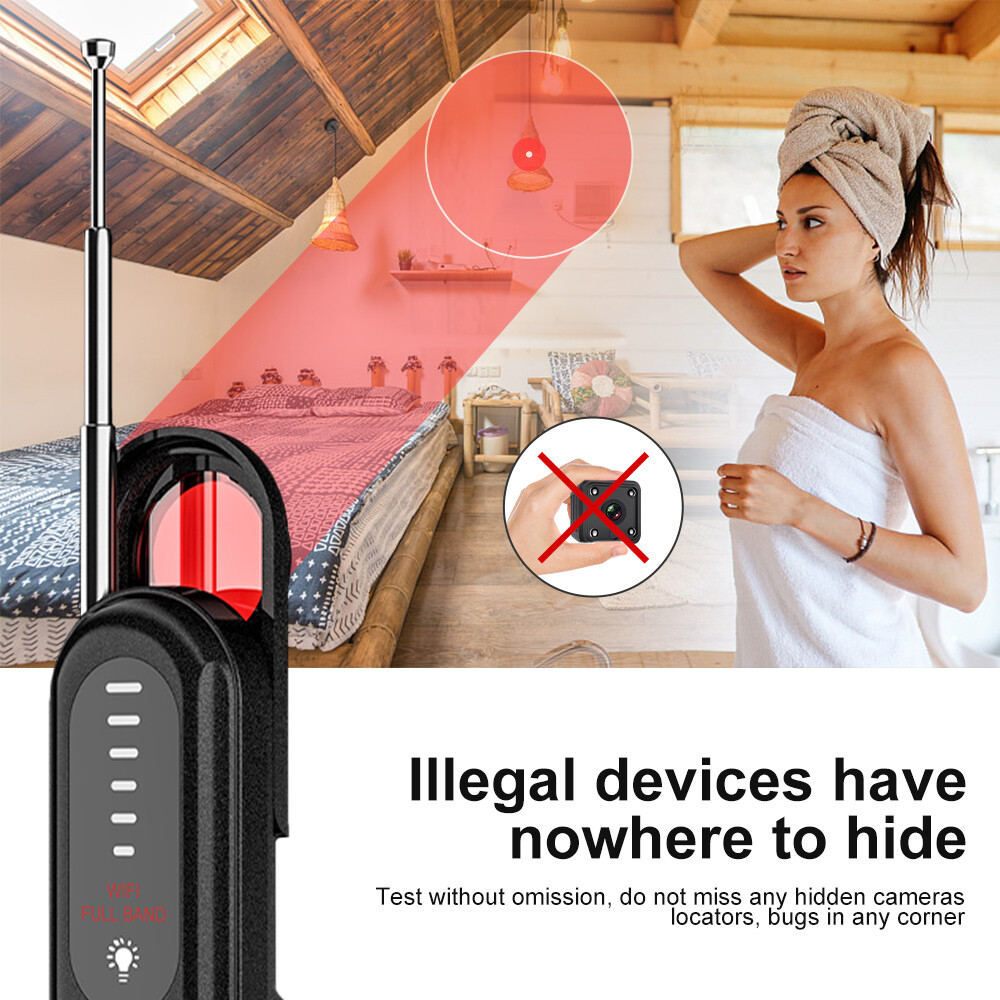 Car Tracker Detector Finder GPS Hidden anti-spyware detector Camera For Scanner