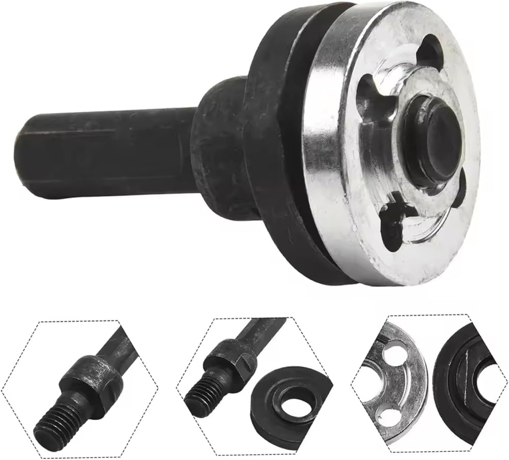 2Sets Angle Grinder Connector Set, Electric Drill Angle Grinder Connecting Ro...