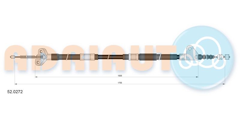 Cable Pull, parking brake ADRIAUTO 52.0272
