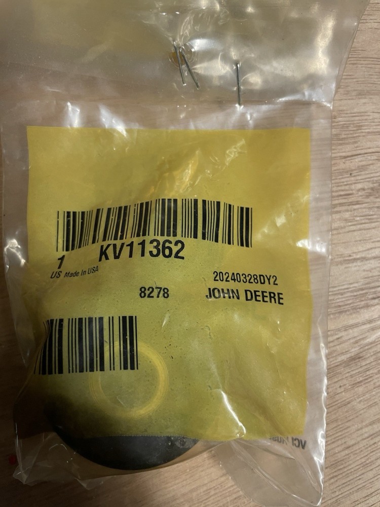 John Deere KV11362: Two Roll Over Protection System Mount Isolation Bush Bracket