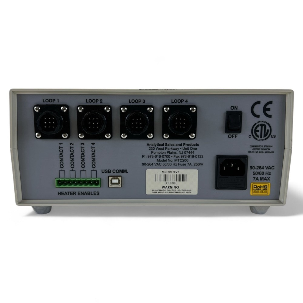 Analytical Sales & Products MultiSLEEVE MTC200 Controller