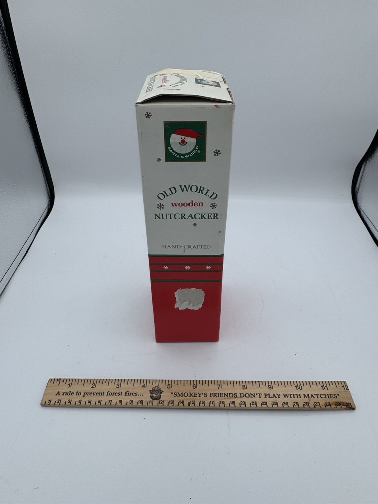 Vtg Kurt Adler 10 Inch Nutcracker In Original Box