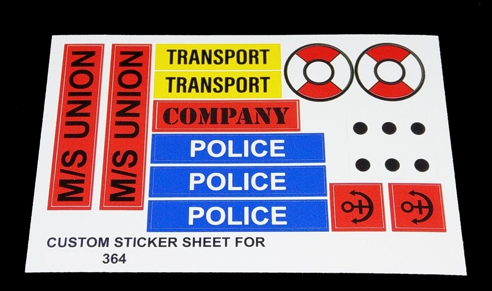 Custom Sticker for 364 Replacement Sticker for 364