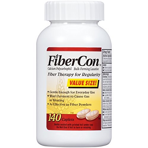 Fibercon Fiber Therapy For Regularity Supplement 140 Caplets