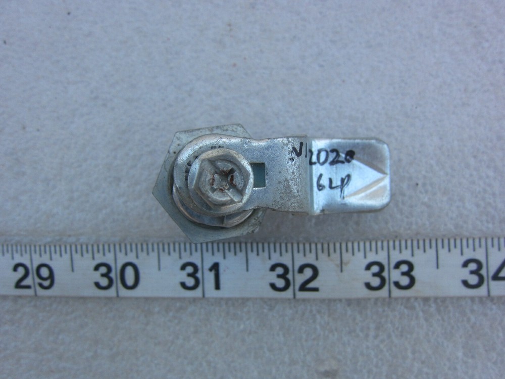 Hoffmann Wiegmann EDI Slotted Screwdriver Cam Panel Lock, Used