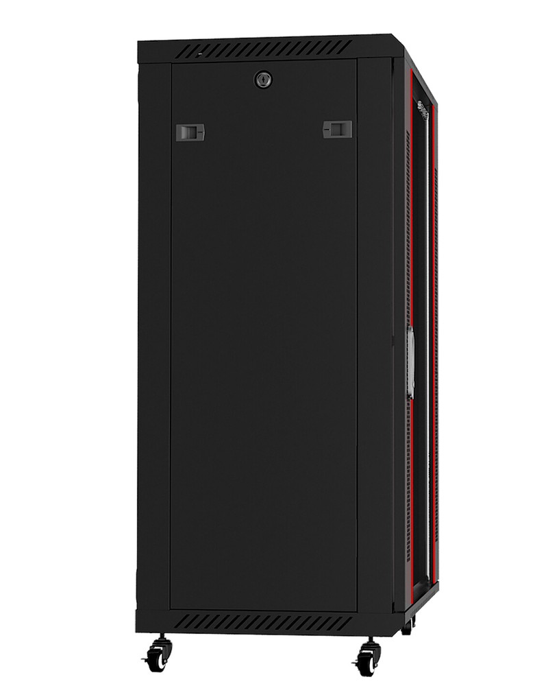 18U Wall Mount Server Rack Locking Network Cabinet Box Data Enclosure 24” Depth