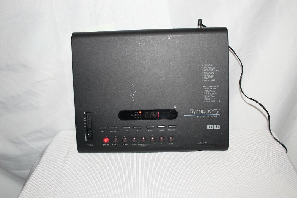 korg symphony sound module electronic piano keyboard synthesizer Untested