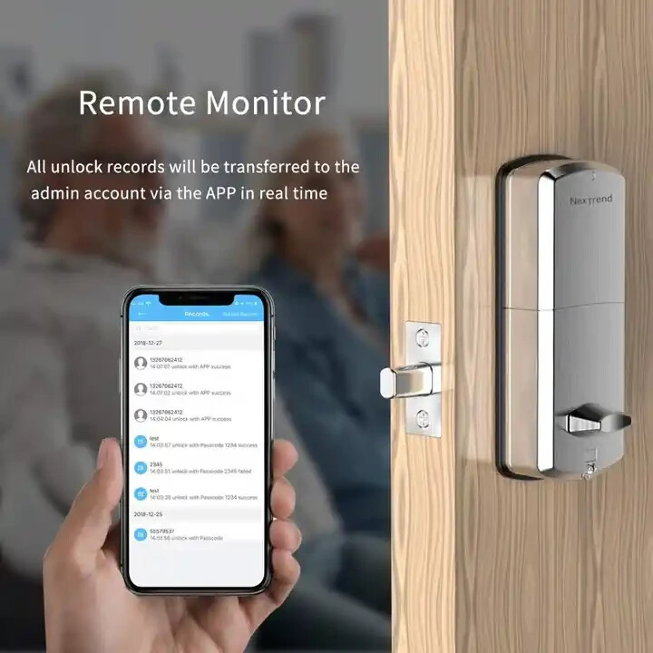 Security Smart Door Lock Keyless Entry Door Lock Electronic Deadbolt