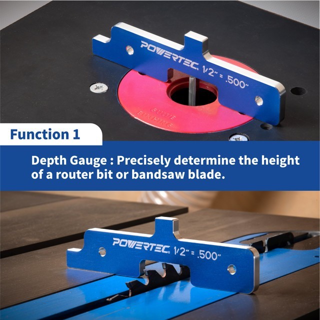 Router Table Set Up Bars 7pc with Protective Storage Case
