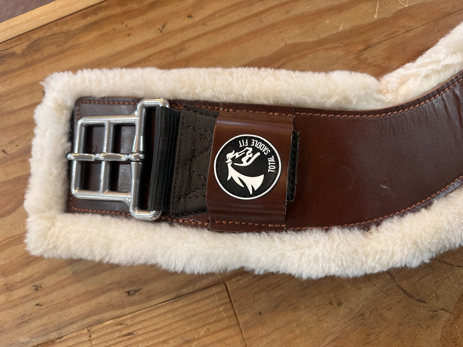 32" TOTAL SADDLE FIT Shoulder Relief Western Saddle Cinch~WOOL Fleece Bottom