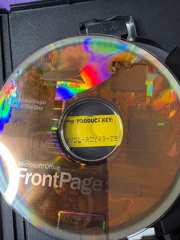 Microsoft Office FrontPage 2003 for Windows Full Version Academic Edition Key