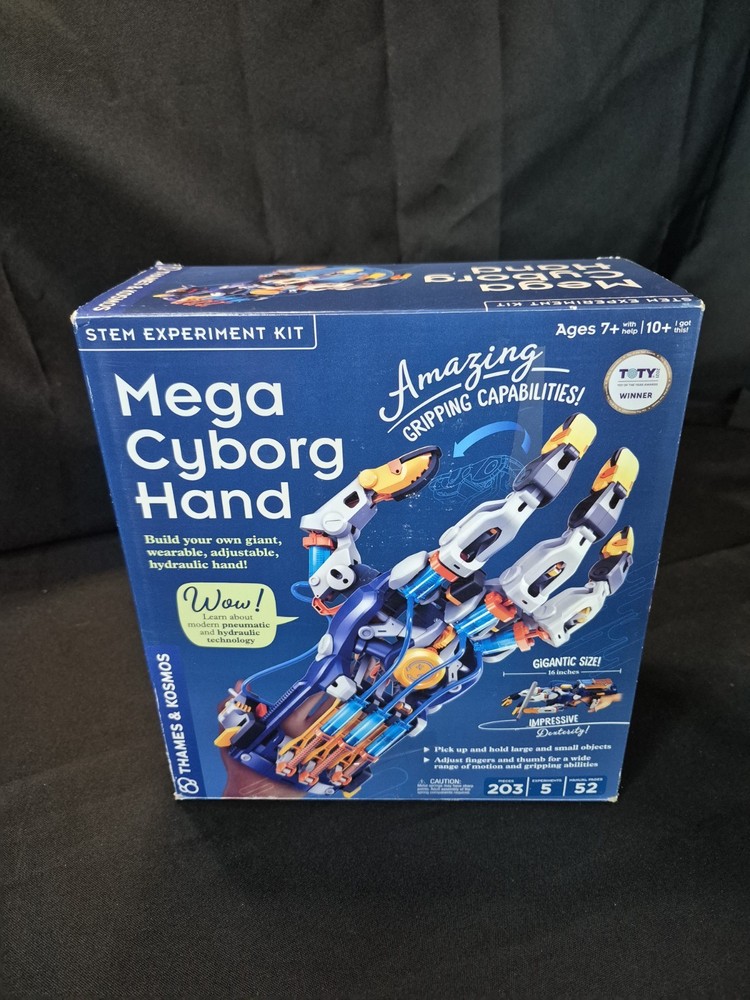 Thames & Kosmos Mega Cyborg Hand STEM Learning Kit Gripping Capabilities Toy
