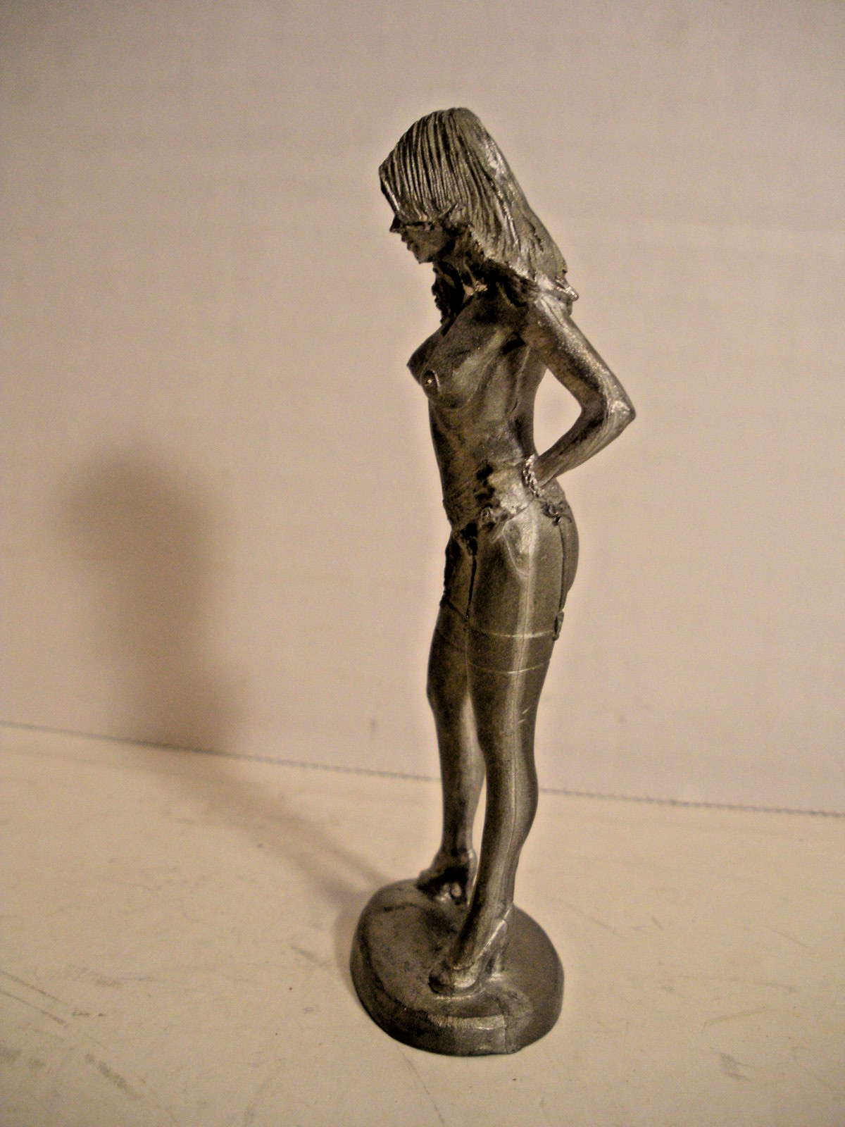 Vintage 1976 Superior Models Ray Lamb SG-106 "Deanne" Perth Pewter Figure 4"