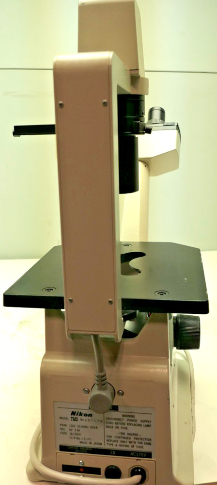 Nikon TMS Inverted Phase Contrast Binocular Microscope not turning on