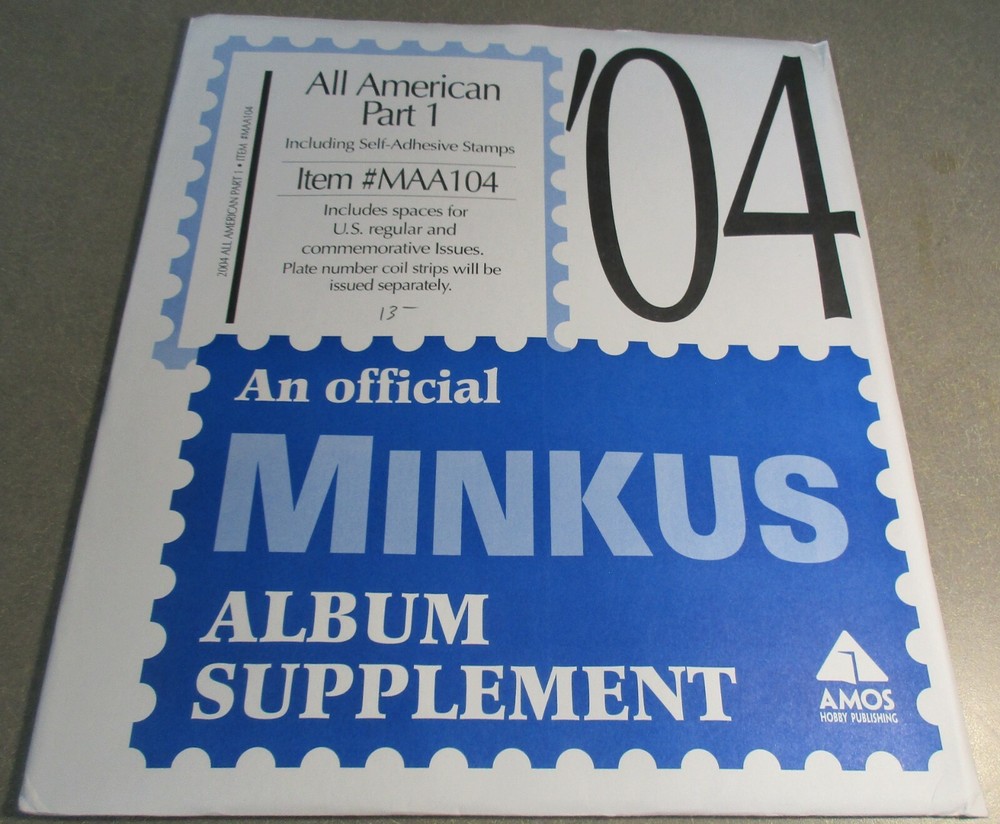 "MINKUS" 2004 ALL AMERICAN PART I ITEM #MAA104 W/FREE SHP!