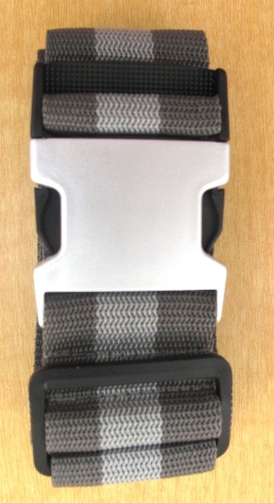 NEW Concierge Luggage Strap Two Tone Gray
