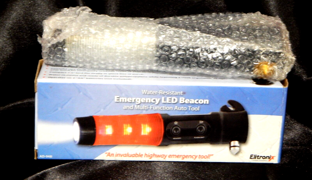 Emergency LED Beacon Flashlight Multi Auto Tool