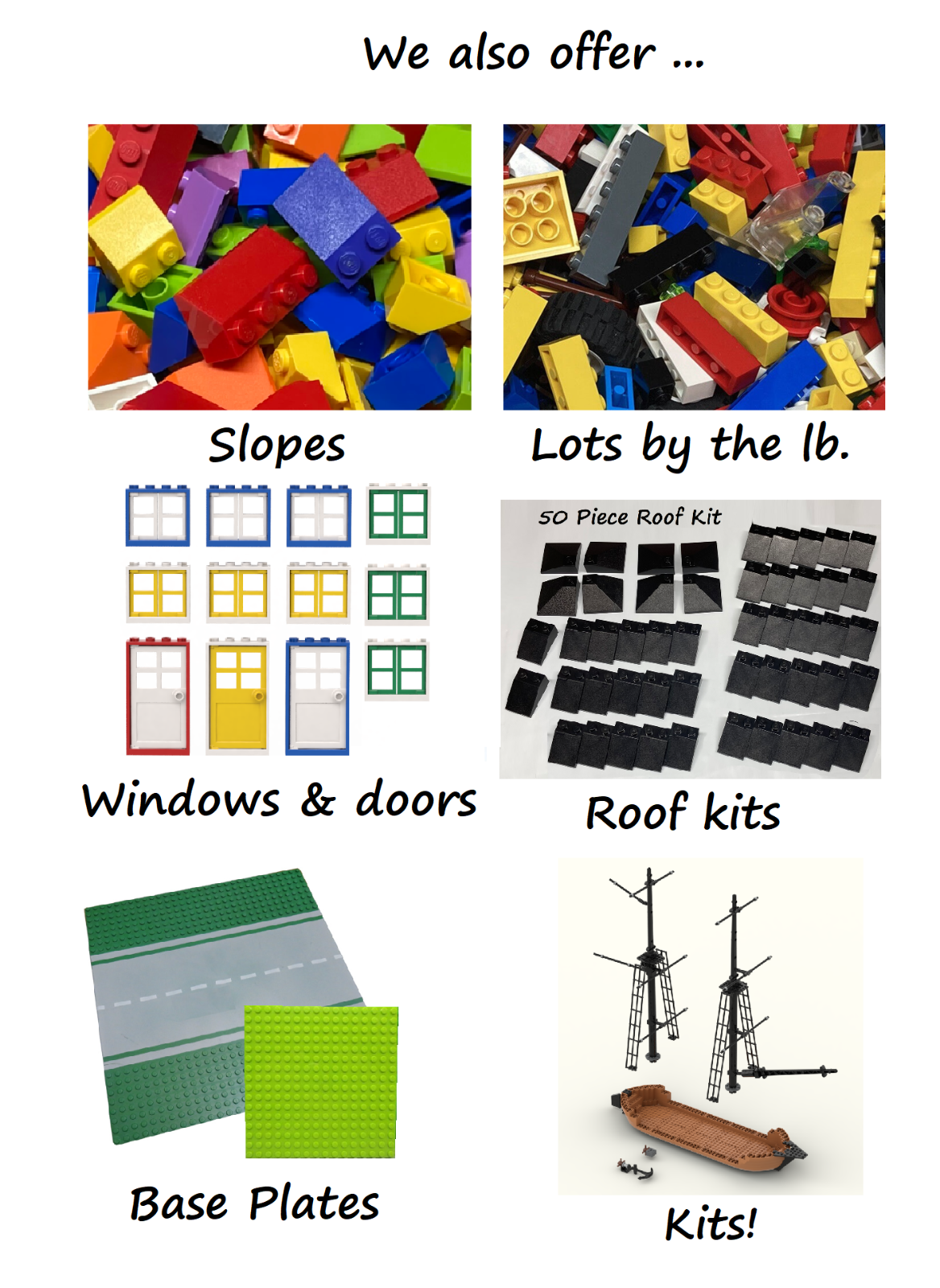 *NEW* GENUINE LEGO Plates -16x16 studs or 5"x5" Flat Green Gray White Black