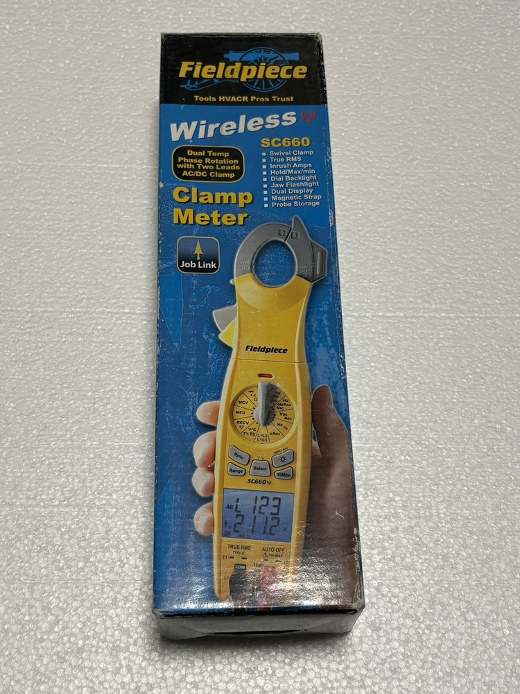 Fieldpiece SC660 True RMS Clamp Meter Digital Multimeter 600V 400A 6000 Counts