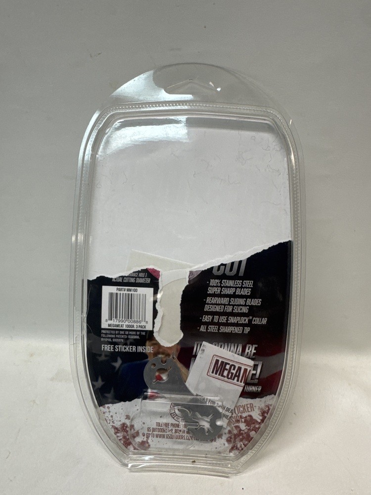 Megameat 100 gr 3 Pack BROADHEADS