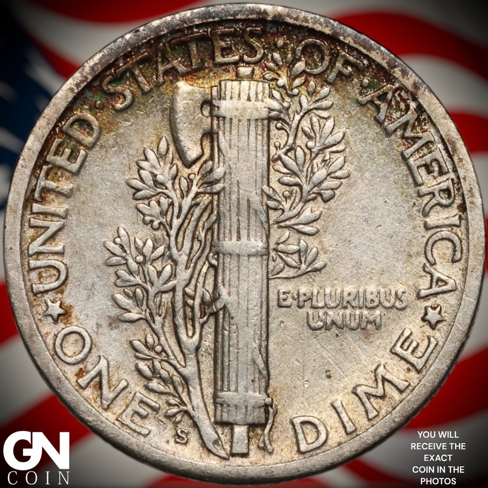 1926 S Mercury Dime B1364