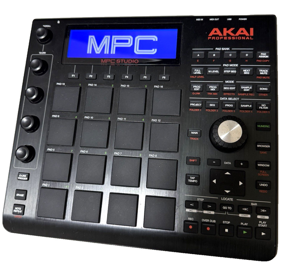 Akai Professional MPC STUDIO Black Midi Controller Interface