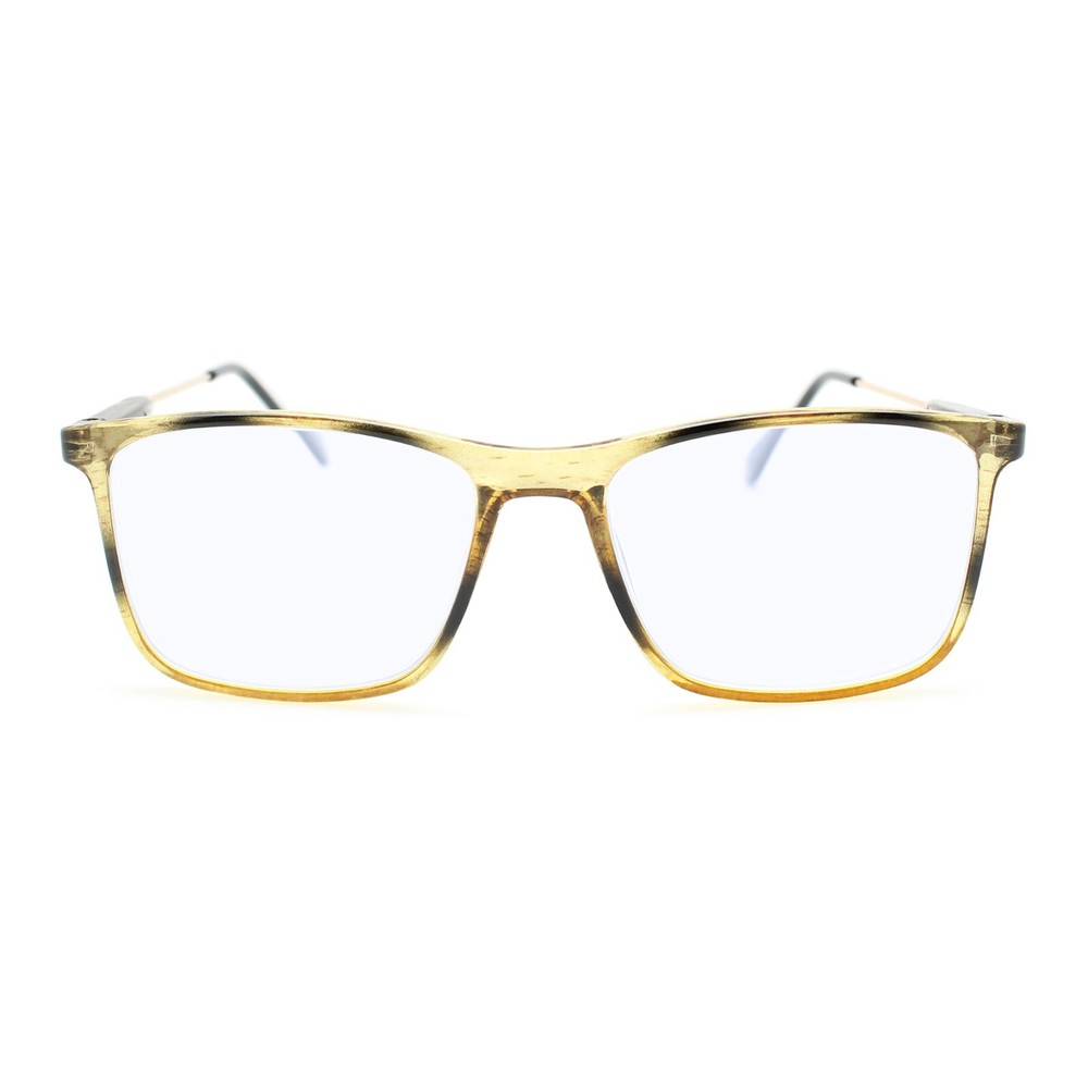 Premium Tortoise Shell Sleek Rectangular Reading Glasses Men Sturdy Readers