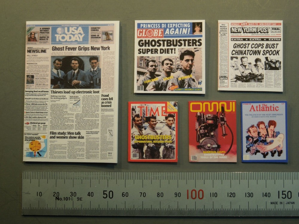 Ghostbusters 1/8 scale Magazines (six) for Eaglemoss Ecto-1