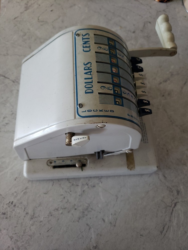 Vintage Paymaster Counting Adding Machine Series X-550
