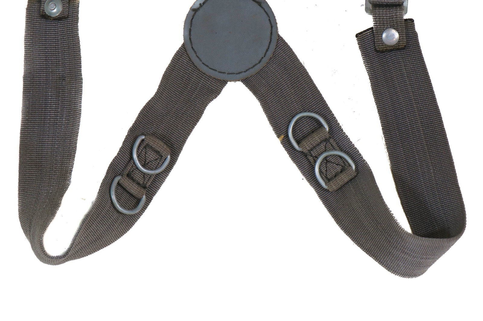 Authentic East German Grey Suspenders Uniform Pant Trouser Elastic DDR NVA GDR