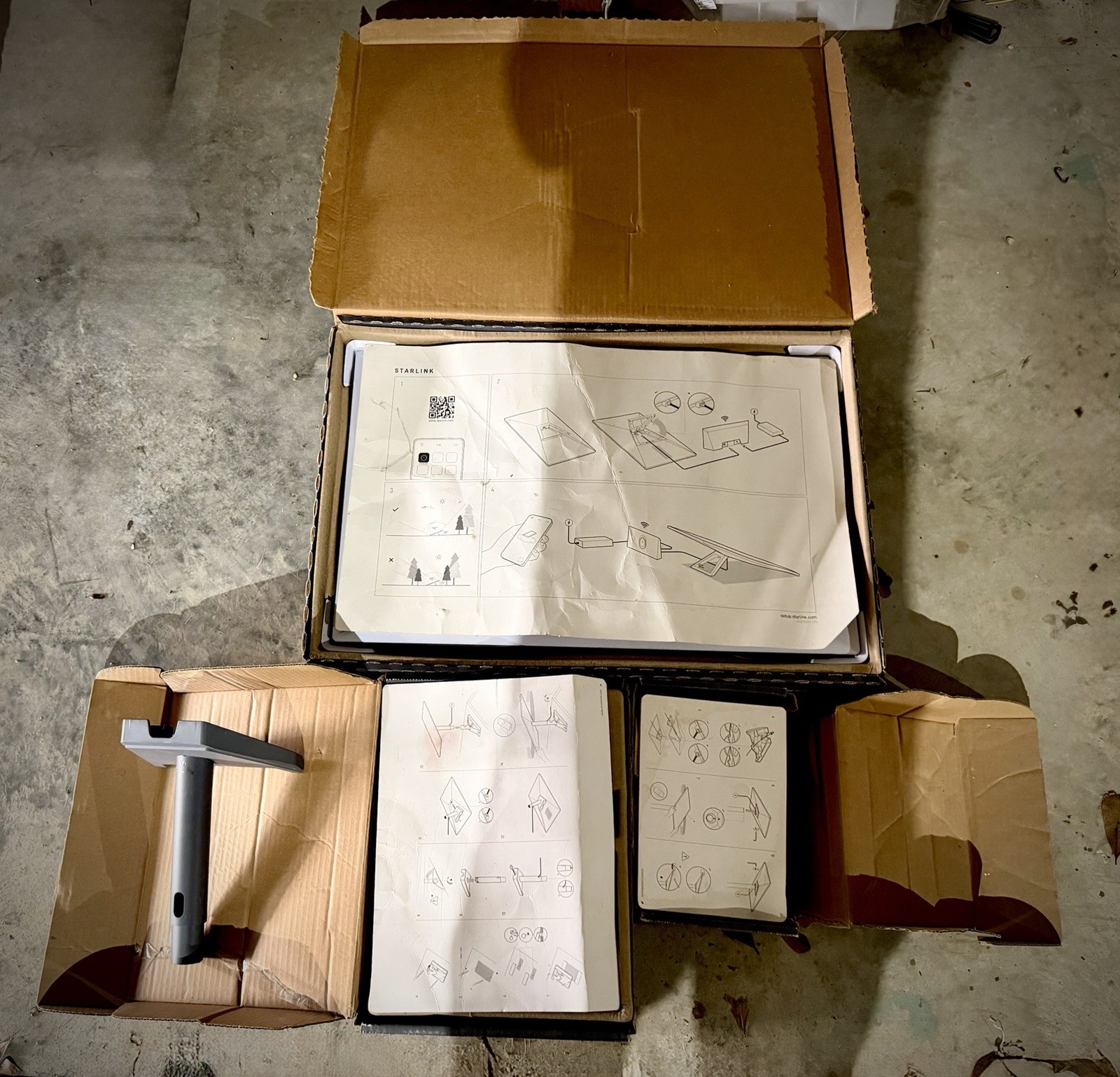 Starlink Standard Kit Satellite Dish Router Pivot Mount SL-1111974-41726-69