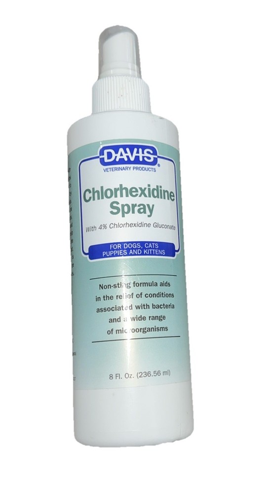 Davis Chlorhexidine Spray, 8 oz New B13