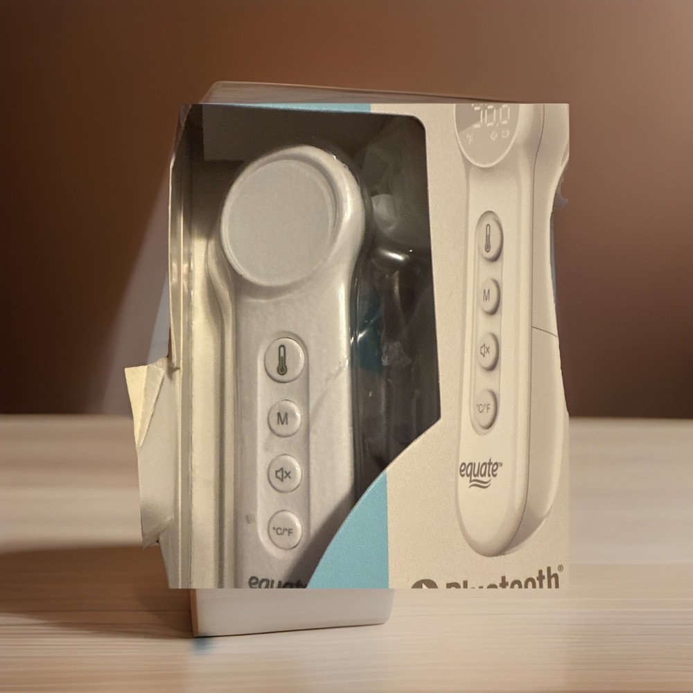 Equate Bluetooth Dual-Function Infrared Thermometer, Forehead and Ear Mode