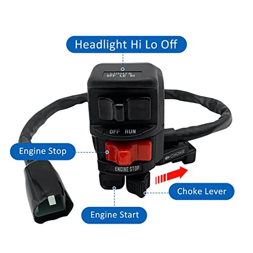 Control Switch Button Start Kill Stop Headlight for Bayou 220 KLF220 96-02