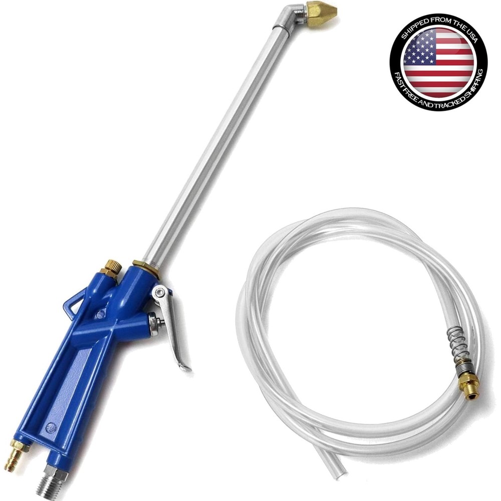 Ergonomic Pneumatic Engine Cleaning Gun with 4Ft Hose for Maximum Efficiency