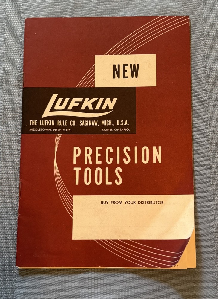 Vintage Lufkin Rule Co Precision Measuring Tools Catalog