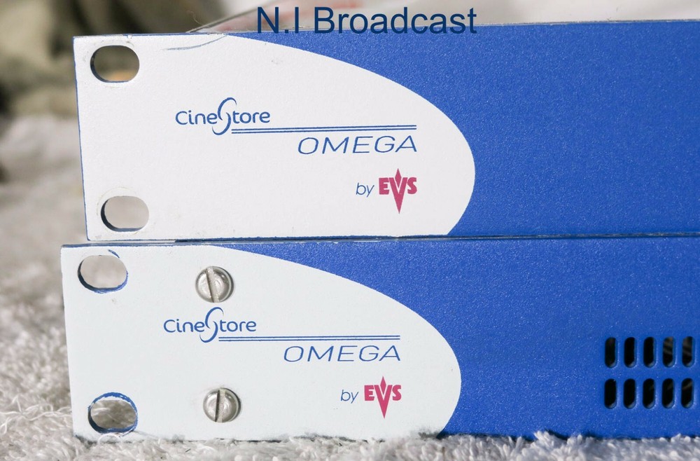 2x EVS cinestore omega units with high definition HDSDI