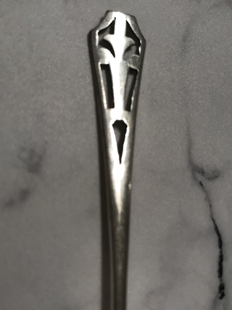 VINTAGE WEBSTER OPEN WORK OLIVE OR LEMON FORK